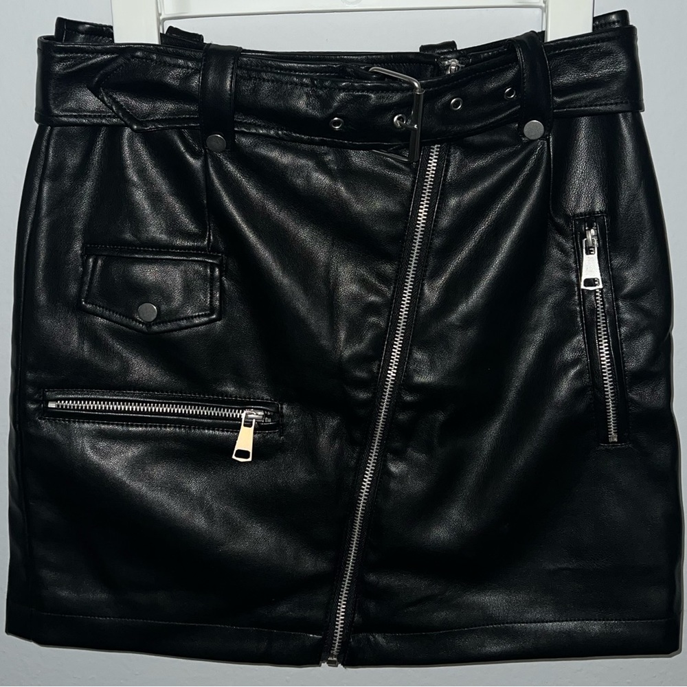 Faux Leather skirt